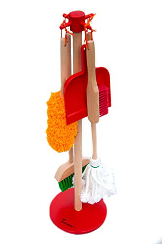 6 Pieces dust Sweep Mop 8600 for sale online Melissa & Dough Lets Play House 