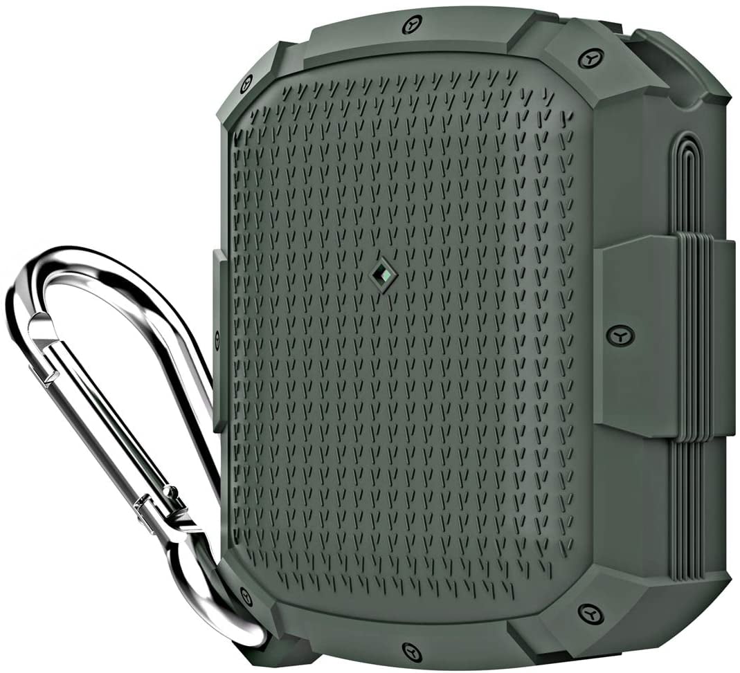 Waterproof Airpods Case, Inkomo Armor Airpods 2 \u0026 1 Cases Shockproof  Protective Silicone Skin Cover with Keychain | Walmart Canada