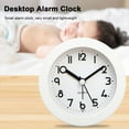 thumbnail image 3 of NUZYZ Alarm Clock, Night Light Non-Ticking Silent,Battery Operated  Desktop Digital Quartz Clock,Children Students Birthday Gift, 3 of 8