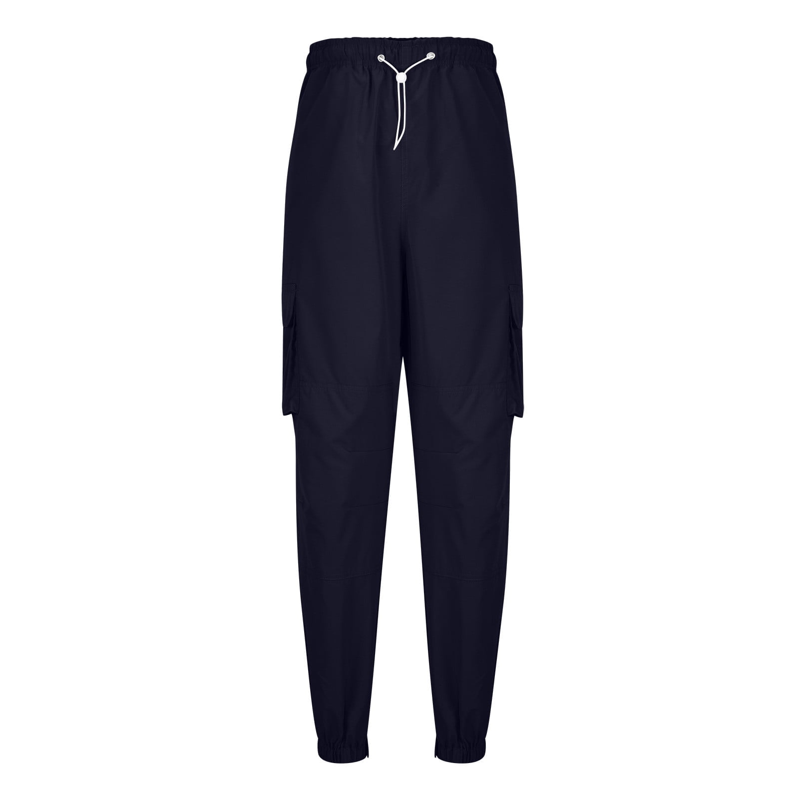 Xihbxyly Elastic Waist Mens Pants Men Solid Casual Multiple Pockets Outdoor Fitness Pants Cargo Pants Trousers Black Dress Pants Men Faux Leather Pants