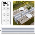 thumbnail image 2 of Ombre Navy Blue Grey Striped Table Runner Farmhouse Modern Stripes Tablerunners 13 x 90 Inch, Table Decorations Tabletop Scarf for Summer Gathering Holiday Farmhouse Kitchen Dining Decor, 2 of 7