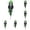 Green 6 Packs, variant on Small Cordless Drill Hand Drill Craft Drill Portable Drill Hole Punch | Hand Tools Hand Drill Hand Crank Drill Compact Drill Hand Drill for Wood Model Making, 26 cm×14 cm, Green 1 Packs