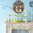 thumbnail image 4 of YAOMOBB Doorplate Wreath All Year Welcome Door Sign Wreath with Optional Letters Weather Resistant for Balcony Decor, 4 of 6