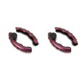 thumbnail image 2 of Kenally Juego universal de fundas para volante de coche, cubiertas de plástico antideslizantes, potenciador de conducción de vehículos, decoraciones rojo colorido 2piezas Kenally CBP254444, 2 of 6
