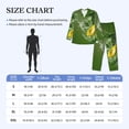 thumbnail image 4 of Naloa Friut Avocado Men’s Pajamas Set - Long Sleeve Button Down Sleep Shirt and Pajama Bottoms Sleepwear Set-Medium, 4 of 7