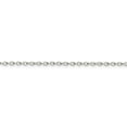 thumbnail image 2 of White Sterling Silver necklace Rolo chain 18 in 1.6 mm, 2 of 5