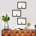thumbnail image 2 of KAIWIN 8.5x11 Certificate Frames Set of 5, Diploma Document Degree Picture Frames for Tabletop or Wall,Black, 2 of 5