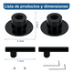 thumbnail image 5 of "Manerales Para Regadera Acabado Cromado Lab.G negro ", 5 of 5