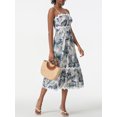thumbnail image 4 of Gupgi Robe Débardeur Florale pour Femmes Bretelles Spaghetti Robes Évasées Sans Manches Taille Haute Robe Longue Fluide Robe de Plage, 4 of 8