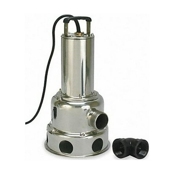 Dayton 1 HP,Sewage Ejector Pump,460VAC 2JGA7