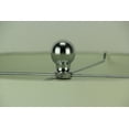 thumbnail image 3 of New Port Sea Blue Glass & Metal Table Lamp 22 In. Tall 15 In. White Linen Shade, 3 of 3