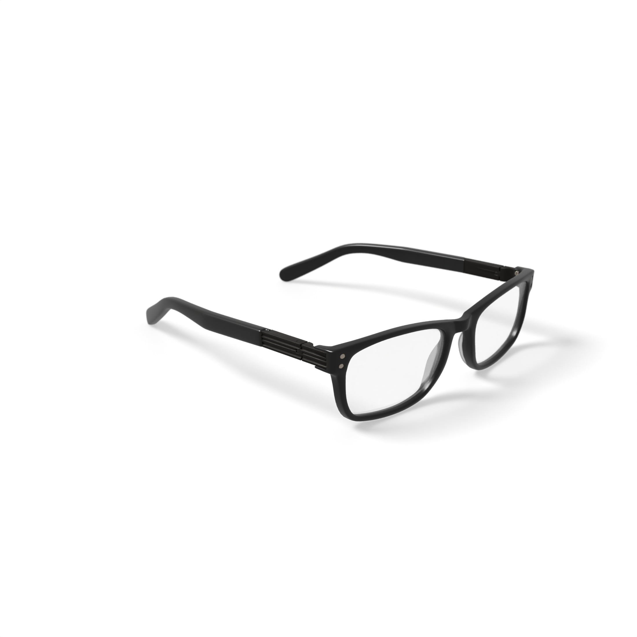 Adolfo Youth Breakaway Square Prescription Eyeglasses with Case, Black