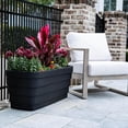 thumbnail image 2 of Wave Trough Planter  Large Planters for Outdoor Plants  Gardening and Flower Pot for Patio or Porch  Efficient Drainage   Plastic, 2 of 3