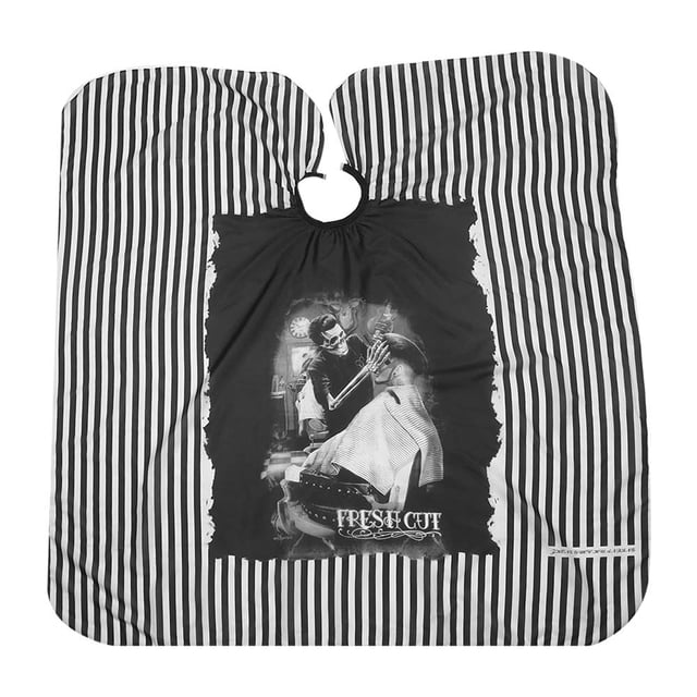 Capa de corte de pelo profesional, delantal de peluquería de moda, herramienta de tela