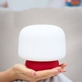 thumbnail image 4 of Fiudx Lámpara de Ambiente con Forma de Hongo, Control Táctil Interactivo, Brillo Ajustable, Luz Nocturna Suave, Temporizador, Batería Recargable, Material Abs, Decoración para Habitación Infantil, pa, 4 of 6