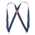 thumbnail image 4 of SGFCWSX Men's Dotted Elastic Suspenders, 4-Clip Adjustable Casual Formal Suspenders Blue, 4 of 4