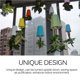 thumbnail image 5 of Naiovety Maceta colgante de jardín con cielo invertido, maceta al revés, cesta de almacenamiento de maceta, rotación de 360 ​​grados Jardín y Patio Numero 3 Naiovety HA025188-03, 5 of 6