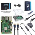 thumbnail image 1 of Vilros Raspberry Pi-Hole Ad Blocking Hardware Kit - Create a Pihole Network-Wide Ad Blocker Clear Case Edition, 1 of 8