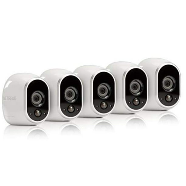 Arlo Wireless Home Security 5Camera System Night vision, Indoor/Outdoor, HD Video VMS3530