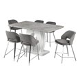 thumbnail image 2 of Oakland 7-Piece Counter Set, Grey, 2 of 2