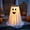 B, variant on Darzheoy Halloween Candy Bowl, Remote Control LED Animated Ghost Stand, Spooky Light Up Ghost Bowl, Light Up Treat Bowl for Front Porch, Entryway, Yard, Garage, Walkway