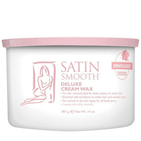 Satin Smooth Deluxe Cream Hair Removal Wax 14oz.