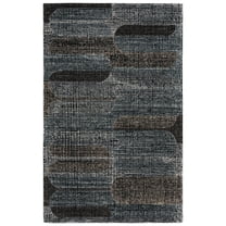SAFAVIEH Fifth Avenue Delroy Abstract Area Rug, Grey/Beige, 5' x 8'
