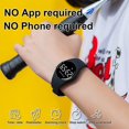 thumbnail image 2 of Fitness Tracker Watch, No App No Bluetooth, 1 Hour Charge For 20 Days Use, Ip68 Waterproof Fitness Watch For Students Kids Women, Wrist Watch With Ala, 2 of 5