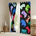 thumbnail image 3 of jejeloiu Colorful Game Console Black Out Curtains,Kids Gamepad Controller Curtains Pack of 2 (42x63 Each),3D Video Games Bedroom Curtains For Teens,Luxury Bedroom Decor, 3 of 6