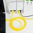thumbnail image 7 of Sarapandan RJ45 1000M CAT5 Gigabit High Speed Ethernet Lan Network Yellow Patch Cable 2 meters, 7 of 7