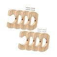 thumbnail image 4 of guohui Support 4 Pcs en Bois Robuste pour Pagaies, Cintre, Support de Rame Robuste, Décoratif, 4 Paires, 4 of 8