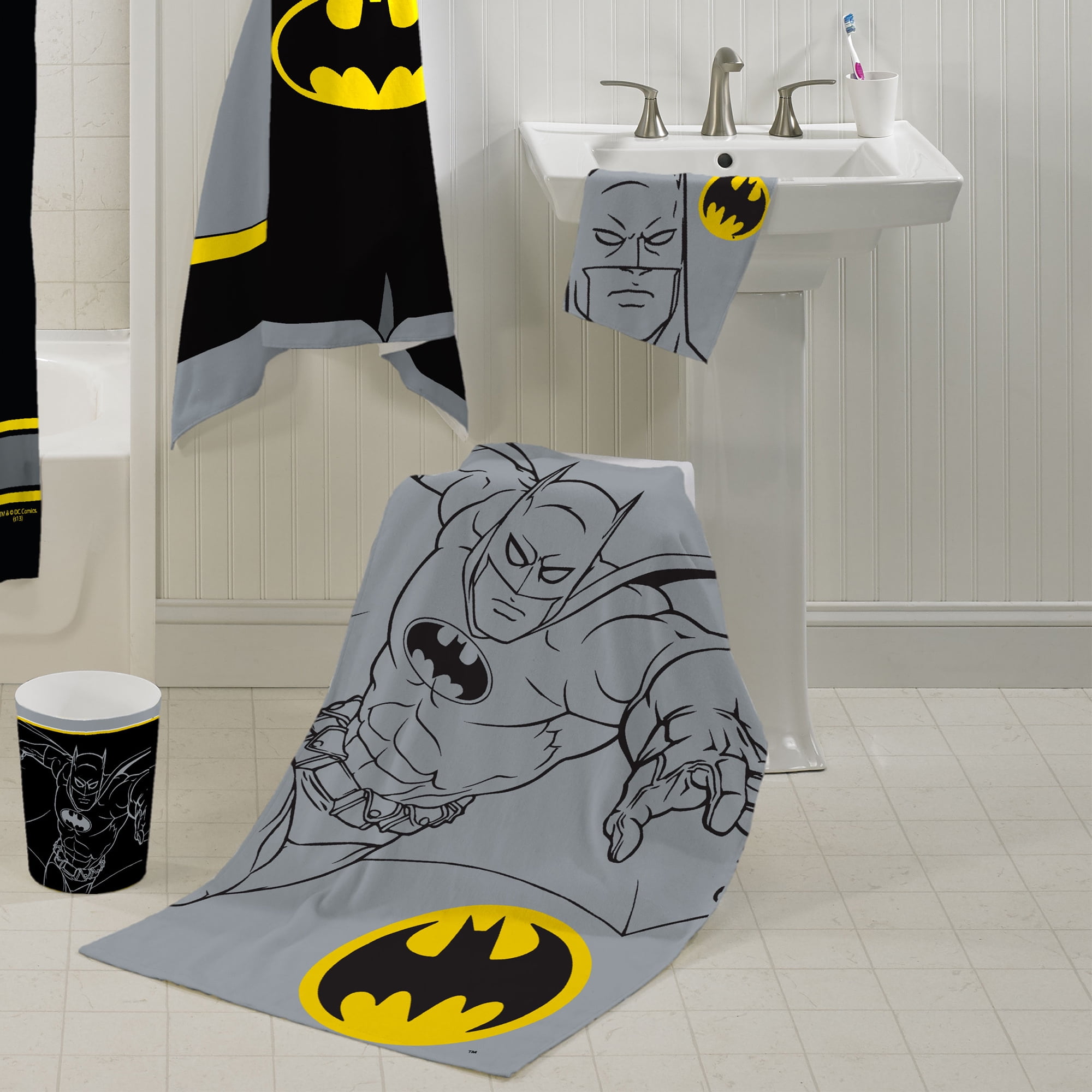 batman baby towel