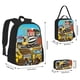 thumbnail image 2 of Balery Different Construction Site Vehicles Mochila escolar 3 en 1 para niños: mochila resistente con lonchera térmica y estuche para lápices. Mochila escolar para niños y niñas., 2 of 7