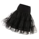 thumbnail image 5 of EeaseMX Falda tutú retro sin aros para mujer, color negro, para cosplay, baile, boda, talla S, 5 of 7