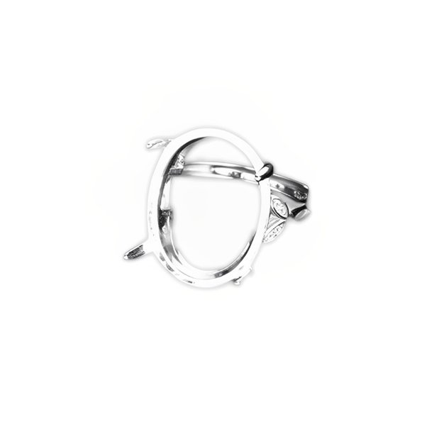Minnieouse Base de anillo en blanco Nueva astilla Anillos vintage Bases Autoensamblaje Apertura Ajustable Circlet Moda Hecho a mano Pulido Mujeres Ropa, zapatos y accesorios Miscelánea 15*20 Minnieouse AP016288-02