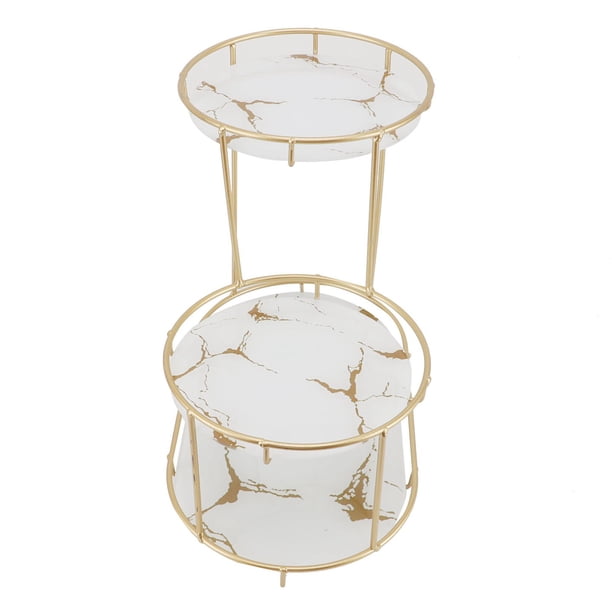 Organizador De Mostrador De Baño, Vidrio De Hierro Bandeja De Tocador De 2 Niveles, Estante Organizador De Maquillaje Para El Cuidado De La Piel, Organizador De Tocador Estante