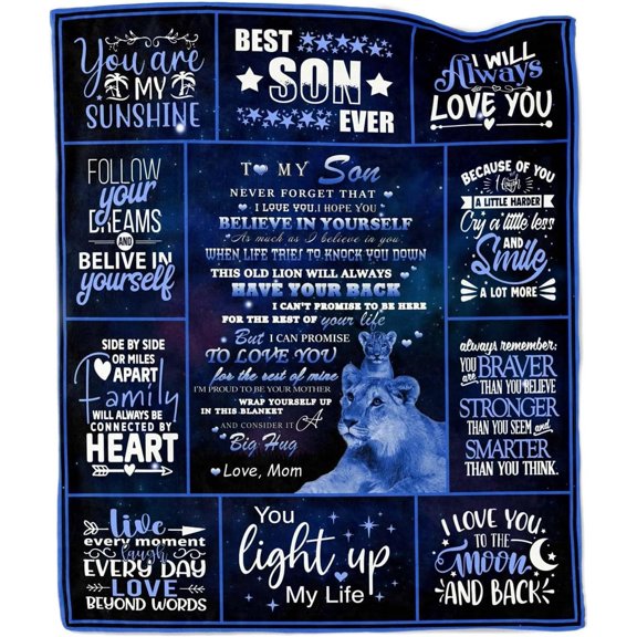 Grandson Gifts from Grandma Grandpa, Gifts for Grandson Blanket, Birthday Gifts for Grandson, Grandson Gifts from Grandparents, Grandson Birthday Graduation Gifts Throw Blanket 50"X60"