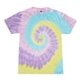 thumbnail image 2 of Colortone Tie Dye T-Shirts Rainbow Adult Sizes, Men 100% Cotton, 2 of 3
