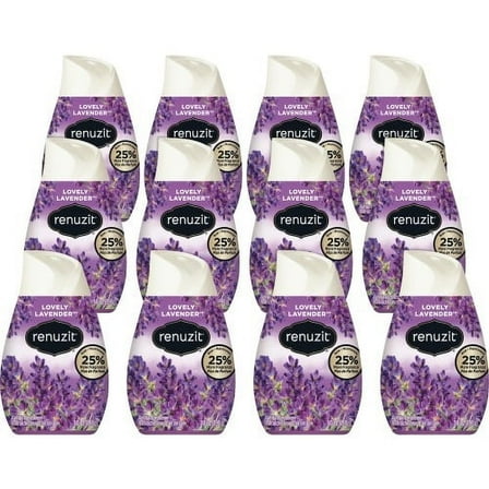 Dial Lovely Lavender Gel Air Freshener 7 fl oz (0.2 quart) - Fresh Lavender - 12 / Carton