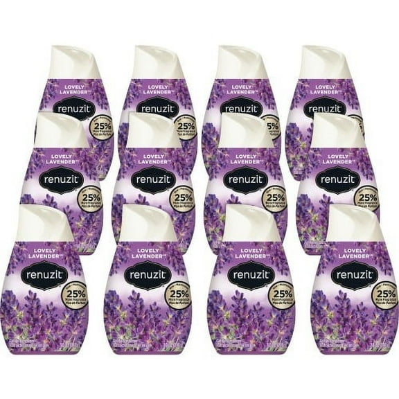 Dial Lovely Lavender Gel Air Freshener 7 fl oz (0.2 quart) - Fresh Lavender - 12 / Carton