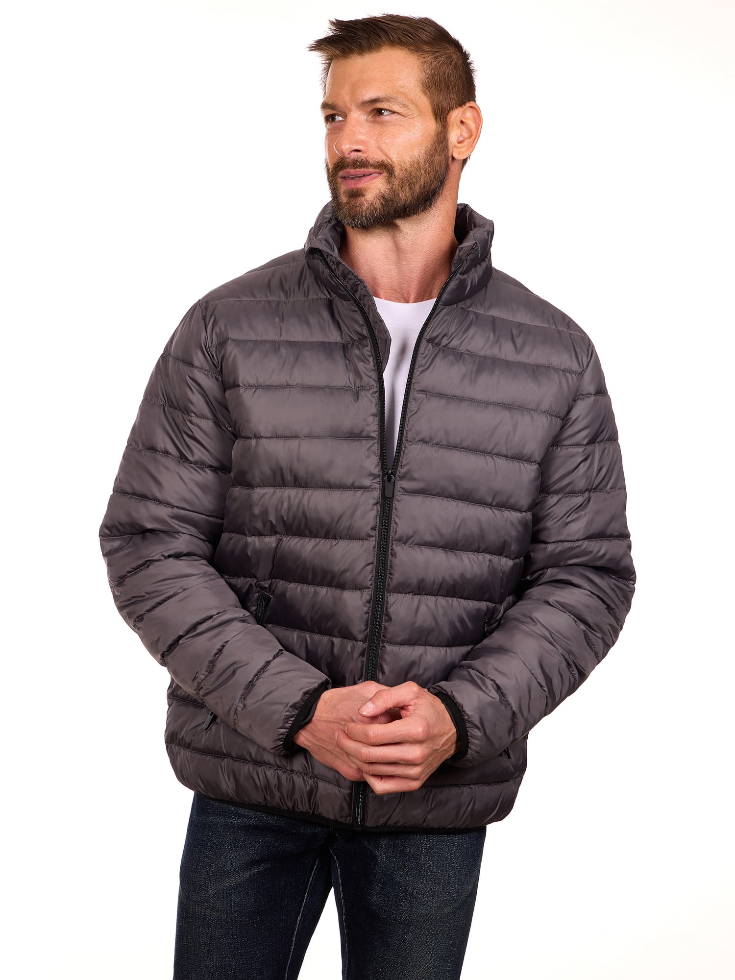 Big Chill Men’s Midweight Quilted Puffer Jacket, Sizes M-XXL