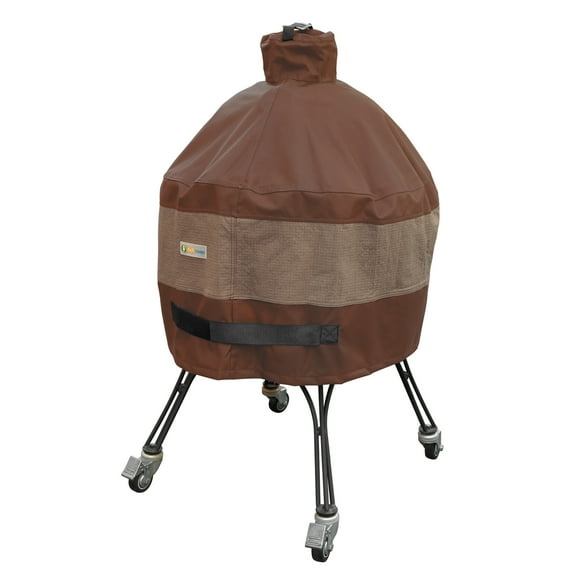 Duck Covers Ultimate Ceramic Grill Cover - Water Resistant BBQ Cover, 29"DIA x 40"H, Mocha Cappuccino