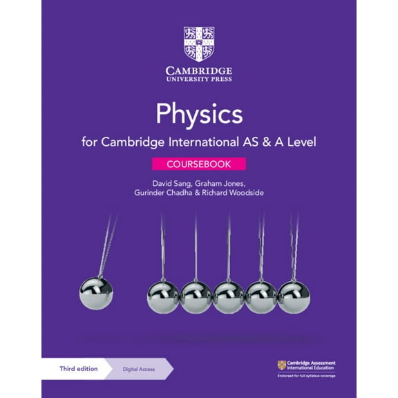 Cambridge International as & a Level Physics Coursebook with Digital Access (2 Years) 3ed, (Paperback)