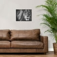 thumbnail image 7 of ADALE Modern Giclee Canvas Prints Wall Art Stretched Artwork Black and White Lion Pictures Wall Art for Bedroom Living Room Home Decorations Office Wall Décor Unframed 8x10 Inch, 7 of 7