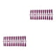thumbnail image 3 of Vogacara Tabletas para mejorar las uñas Diseño elegante de puntos Usable Uña falsa Puntas de manicura encantadoras JM-12Rose Red Purple JM-12Rose Red Purple 2piezas, 3 of 6
