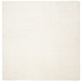 thumbnail image 3 of SAFAVIEH Fontana Jamie Solid Shag Area Rug, Ivory, 6'7" x 6'7" Square, 3 of 10