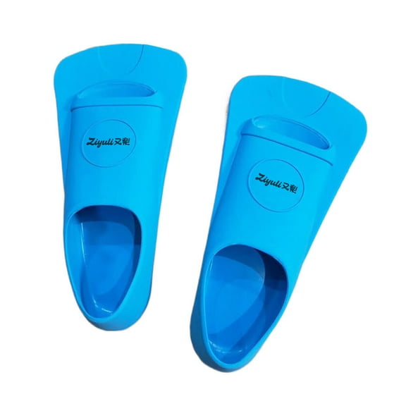 ziyuli Scuba flippers, Swim Training Fins for Lap Swimming, Travel Size Flippers with Mesh Bag, Silicone Swimming Fins for Kids Teens Adults Women Men