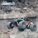 thumbnail image 4 of Carro de control remoto Coche de control remoto 1/18 2.4GHz Alta velocidad 30 km / h Todo terreno Camiones todoterreno 4WD Escala completa Carreras Escalada Coche Regalos para niños Adultos 2 Batería Romacci Carro de control remoto, 4 of 7