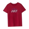 thumbnail image 4 of Camiseta de cuello redondo para mujer Yuyangstore XL, 4 of 7