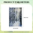 thumbnail image 6 of ONETECH Snowy Forest Super Absorbent Microfiber Golf Towel 24x16in 1PC, 6 of 7